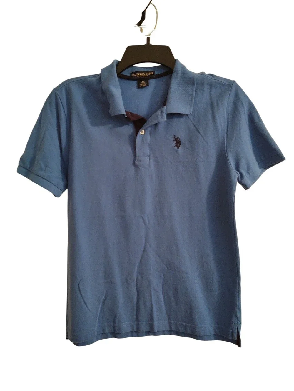 Bundle Of Boys U.S. Polo Assn. Polo And Plaid Button-Up Shirt Size XL/14-16
